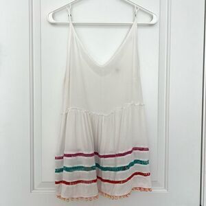 Entro layered Pom tank top L